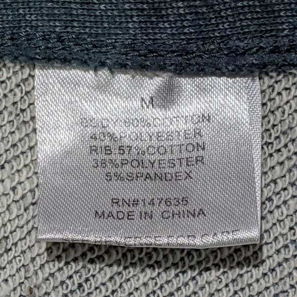 Romeo Juliet Couture Twist Neck Distressed Sweatshirt Gray Side Tie Size Medium - Picture 6 of 6